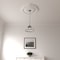 Ekena Millwork Heaton Ceiling Medallion (Fits Canopies up to 6 1/2"), 27 1/2"OD x 3 7/8"ID x 2 1/4"P, Primed White CM27HE - alternate 7